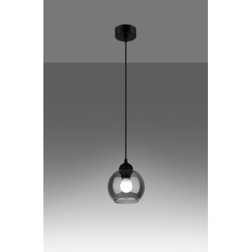 Candelabro suspenso ALINO 1xE27/60W/230V preto