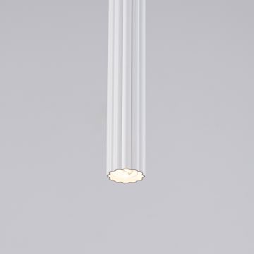 Candeeiro suspenso ARCHE 1xG9/8W/230V branco