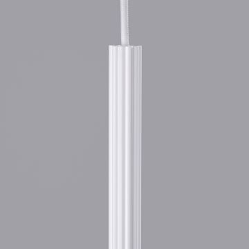 Candeeiro suspenso ARCHE 1xG9/8W/230V branco