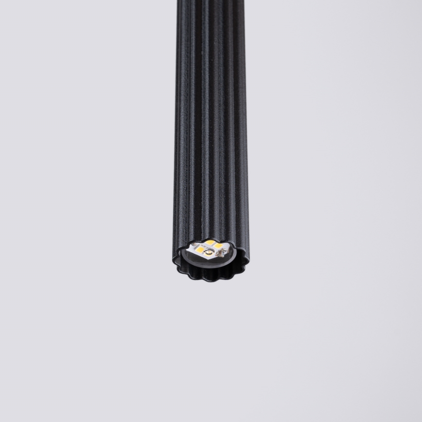 Candeeiro suspenso ARCHE 1xG9/8W/230V preto