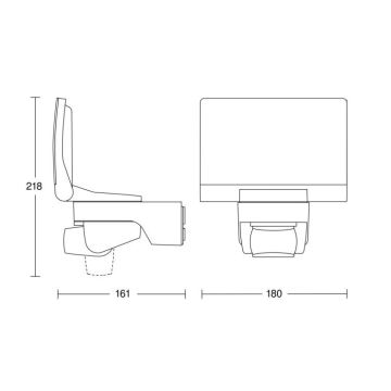 STEINEL 033088 - Holofote LED com sensor de movimento XLED home 2 LED/14,8W/230V IP44