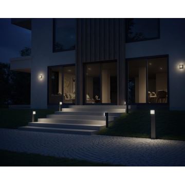 Steinel 078645- LED Iluminação de parede exterior com sensor L 845 SC 9W/230V 3000K IP44 antracite