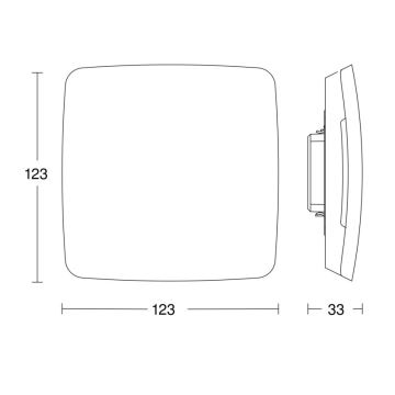 Steinel 079192 - Aerossol multi-sensor KNX branco