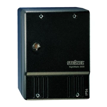 STEINEL 550516 - Sensor noturno NightMatic 3000 Vario preto IP54