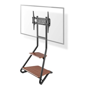 Suporte de chão para TV 37-75" preto/castanho