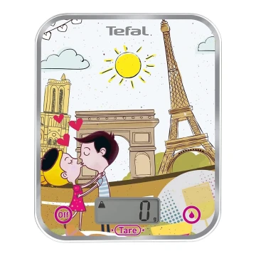 Tefal - Balança de cozinha OPTISS PARIS 2xAAA