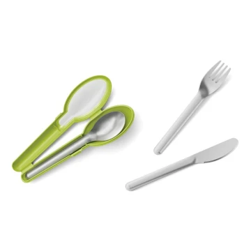 Tefal - Conjunto de talheres numa caixa MASTER SEAL TO GO verde