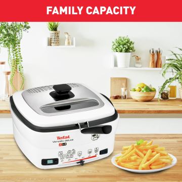 Tefal - Fritadeira multifunções 9em1 VERSALIO DE LUXE 1600W/230V 2 l branco