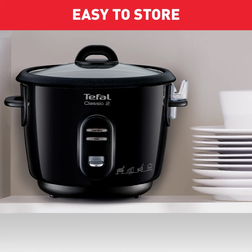 Tefal - Máquina para fazer arroz CLASSIC 500W/230V 3 l preto