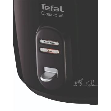 Tefal - Máquina para fazer arroz CLASSIC 500W/230V 3 l preto