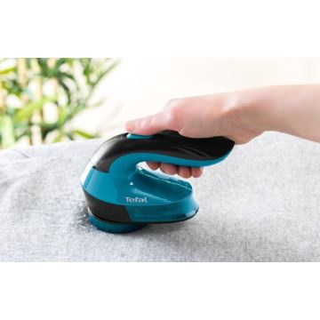 Tefal - Removedor de cotão LINT 2xAA preto/azul