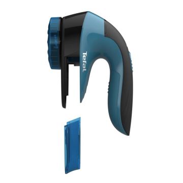 Tefal - Removedor de cotão LINT 2xAA preto/azul
