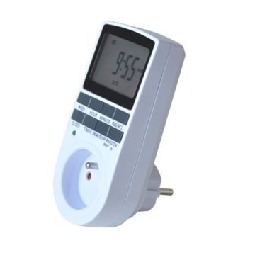 Temporizador digital com interruptor semanal 16A/230V