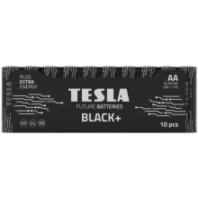 Tesla Batteries - 10 pçs Pilha alcalina AA BLACK+ 1,5V 2800 mAh
