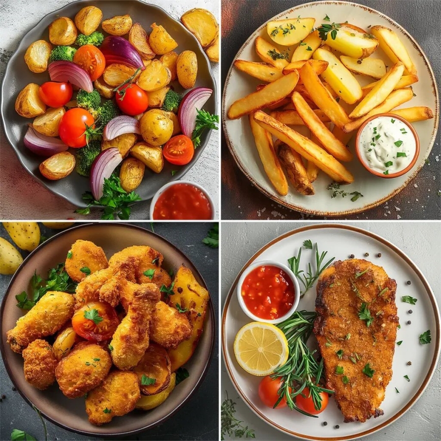 TESLA Electronics AirCook - Fritadeira elétrica multifuncional digital dupla com ar quente 9 l 2400W/230V