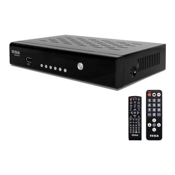 TESLA Electronics - DVB-T2 H.265 (HEVC) receptor + 2x controlo remoto