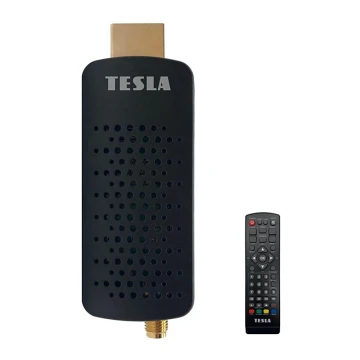 TESLA Electronics - DVB-T2 H.265 (HEVC) recetor, HDMI-CEC 2xAAA + controlo remoto