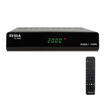TESLA Electronics - Receptor satélite 2xAAA + controlo remoto