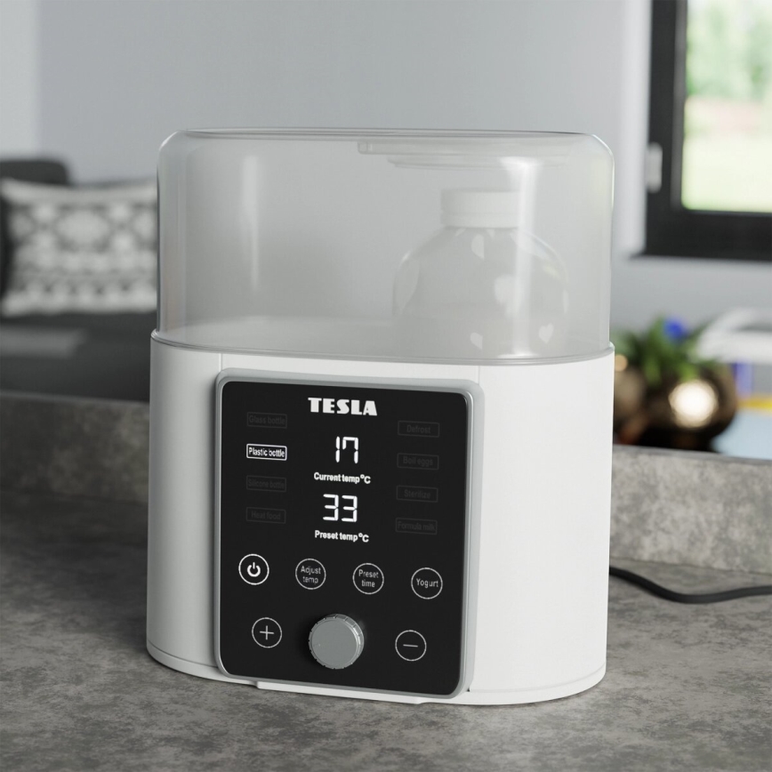 TESLA Smart - Aquecedor e esterilizador de biberões e alimentos para bebés 200W/230V