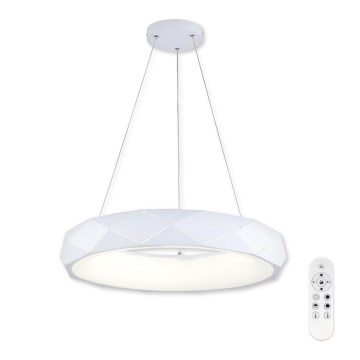 Top Light - Candelabro suspenso LED com regulação APOLO LED/45W/230V branco + controlo remoto