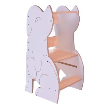 Torre de aprendizagem WOLF branco/bordo