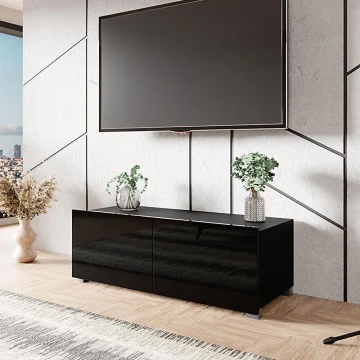 TV mesa CALABRINI 37x100 cm preto