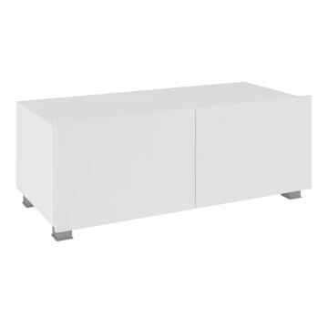TV mesa PAVO 37x100 cm branco brilhante