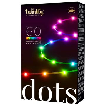 Twinkly - LED RGB Tira com regulação DOTS 60xLED 3 m Wi-Fi USB