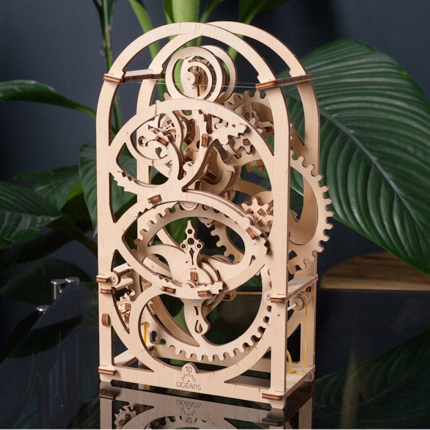 Ugears - Puzzle 3D mecânico de madeira Relógio