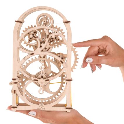Ugears - Puzzle 3D mecânico de madeira Relógio