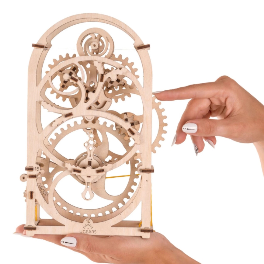 Ugears - Puzzle 3D mecânico de madeira Relógio