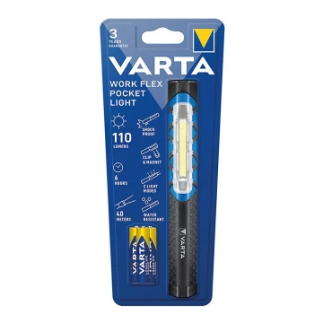 Varta 17647101421 - Lanterna LED WORK FLEX POCKET LIGHT LED/3xAAA IPX4