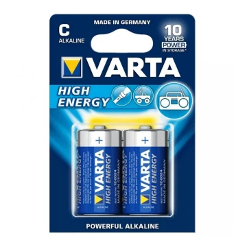 Varta 4914 - 2 pçs Pilha alcalina HIGH ENERGY C 1,5V