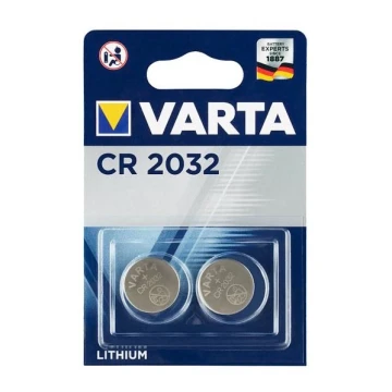 Varta 6032101402 - 2 pçs Célula de botão de lítio ELECTRONICS CR2032 3V