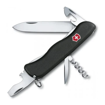 Victorinox - Faca de bolso multifuncional 11,1 cm/11 funciona a preto