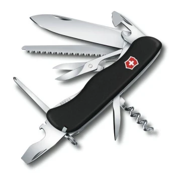 Victorinox - Faca de bolso multifuncional 11,1 cm/14 funções preto