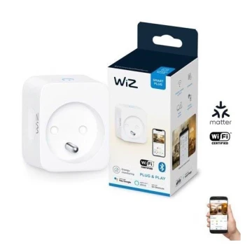 WiZ - Tomada inteligente E 2300W + medidor de potência Wi-Fi