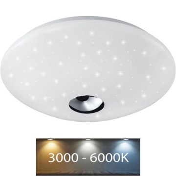 Wofi 9315.01.06.6320 - Iluminação de teto LED FOCUS LED/15W/230V 3000/4200/6500K diâmetro 32 cm