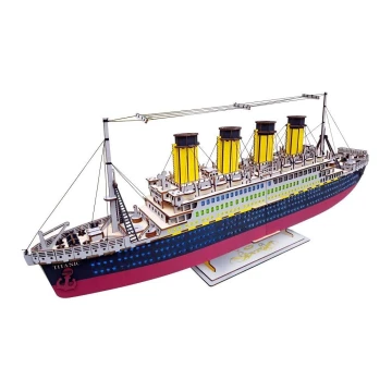 Woodcraft - Madeira 3D puzzle Titanic
