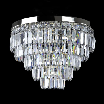 Wranovsky JWZ024060301 - Candelabro de cristal integrado PORTO 5xE14/40W/230V + 1xE27/40W