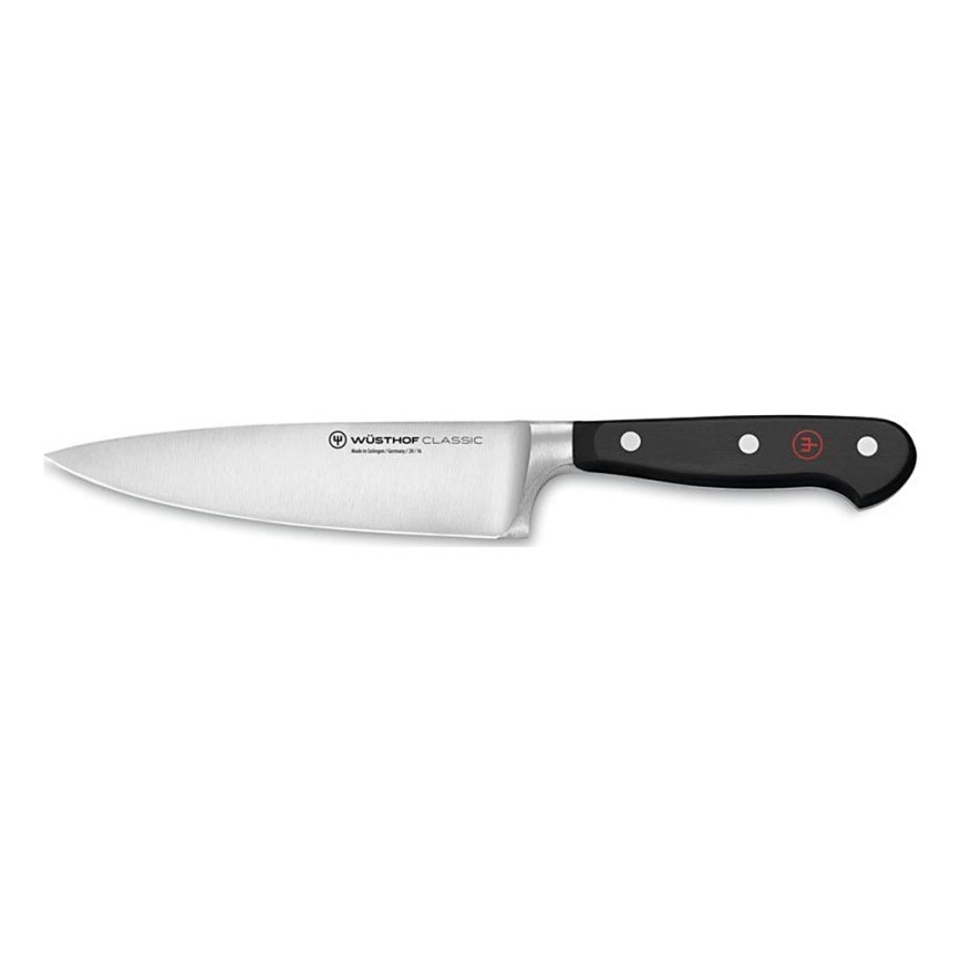 Wüsthof - Faca de chefe CLASSIC 16 cm preto