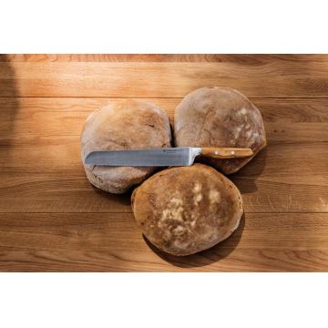 Wüsthof - Faca de cozinha para cortar pão AMICI 23 cm madeira de oliveira