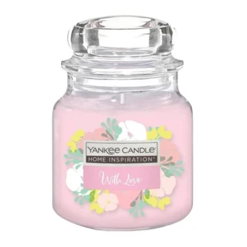 Yankee Candle - Vela aromática WITH LOVE central 340g 65-75 horas