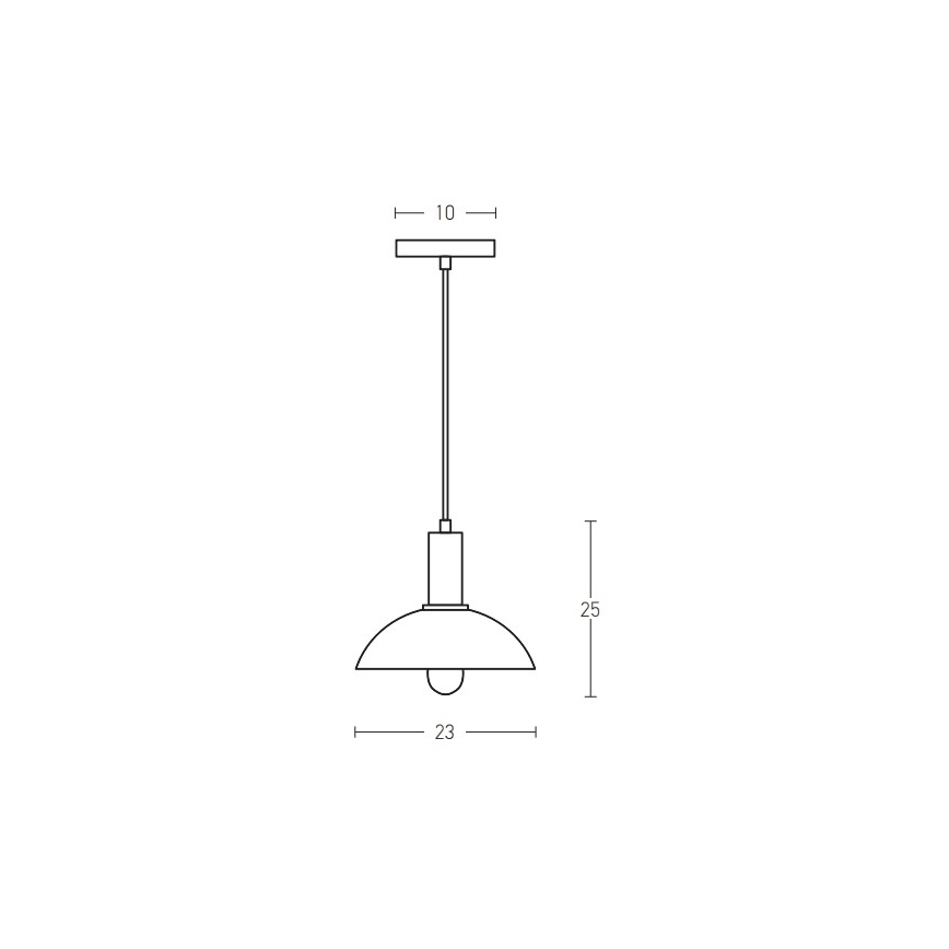 Zambelis 180052 - Candeeiro suspenso 1xE27/40W/230V preto