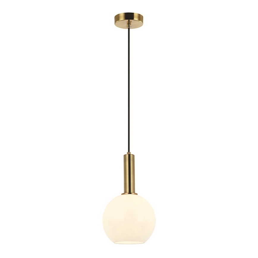 Zambelis 22071 - Candeeiro suspenso 1xE27/40W/230V diâmetro 20 cm dourado