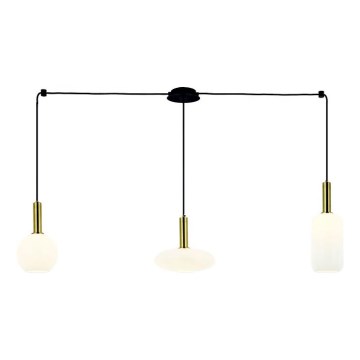 Zambelis 22151 - Candeeiro suspenso 3xE27/40W/230V dourado