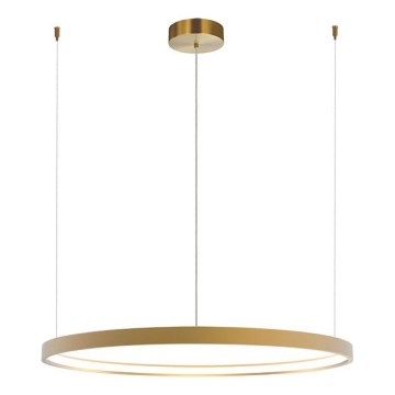 Zambelis 23032 - Candeeiro suspenso LED com regulação LED/28W/230V 3000K diâmetro 60 cm dourado