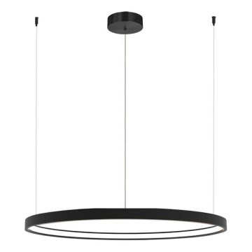 Zambelis 23033 - Candeeiro suspenso LED com regulação LED/28W/230V 3000K diâmetro 60 cm preto