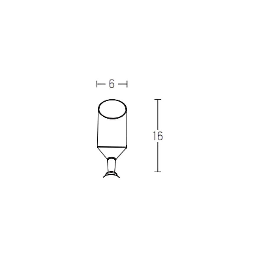 Zambelis E217 - Candeeiro exterior 1xGU10/5W/230V IP65 preto