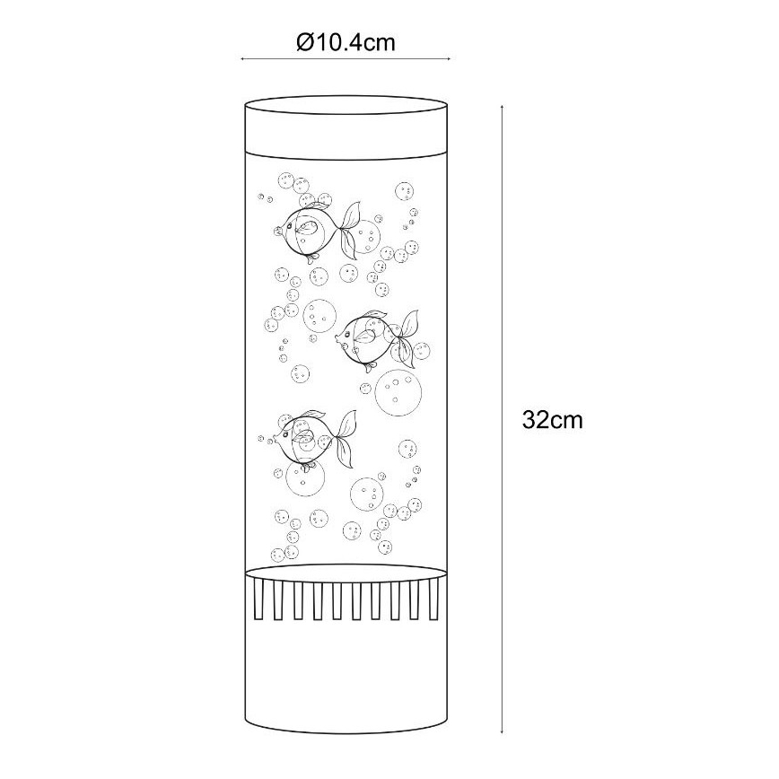 Zuma Line - Lâmpada de Mesa LED RGB LED/3,6W/5V